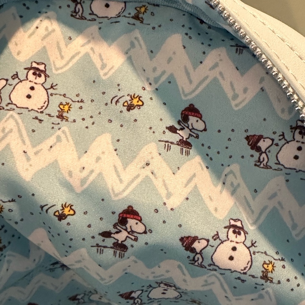 Peanuts Ice Skating Mini Backpack NWT - image 6